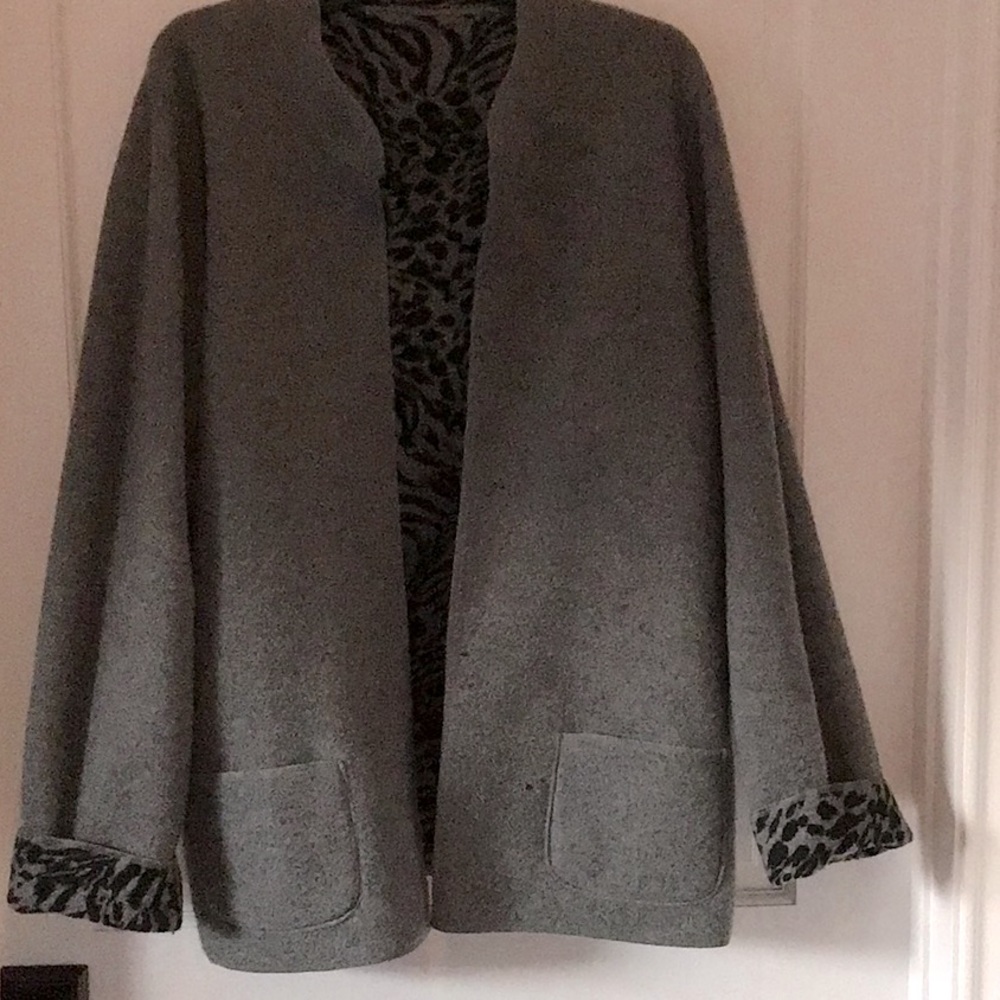 Reversible wool blazer/jacket - Picture 4 of 7